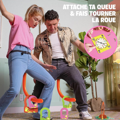 Jeu De Queue Singe, Amusant Pour Enfants Et Adultes