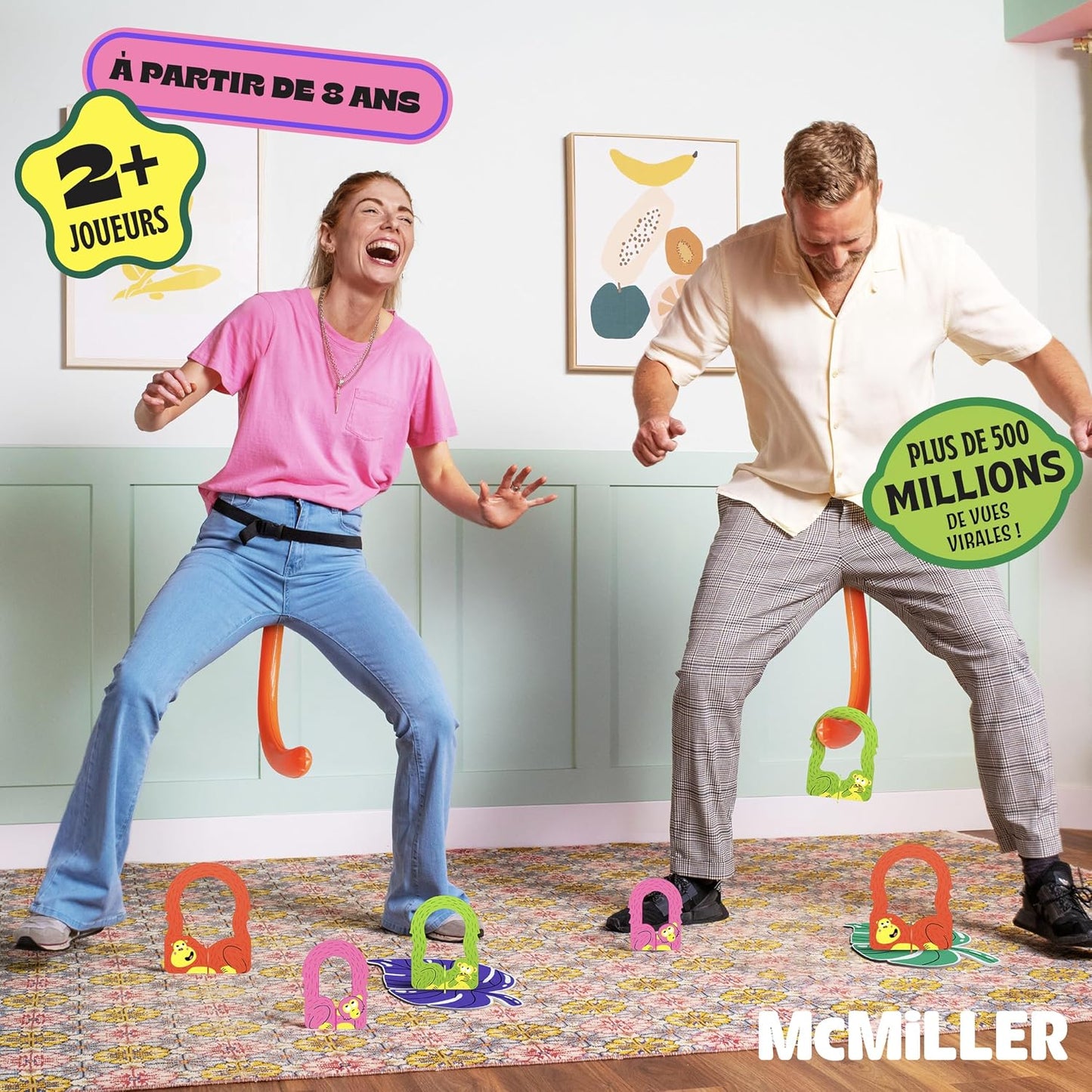 Jeu De Queue Singe, Amusant Pour Enfants Et Adultes