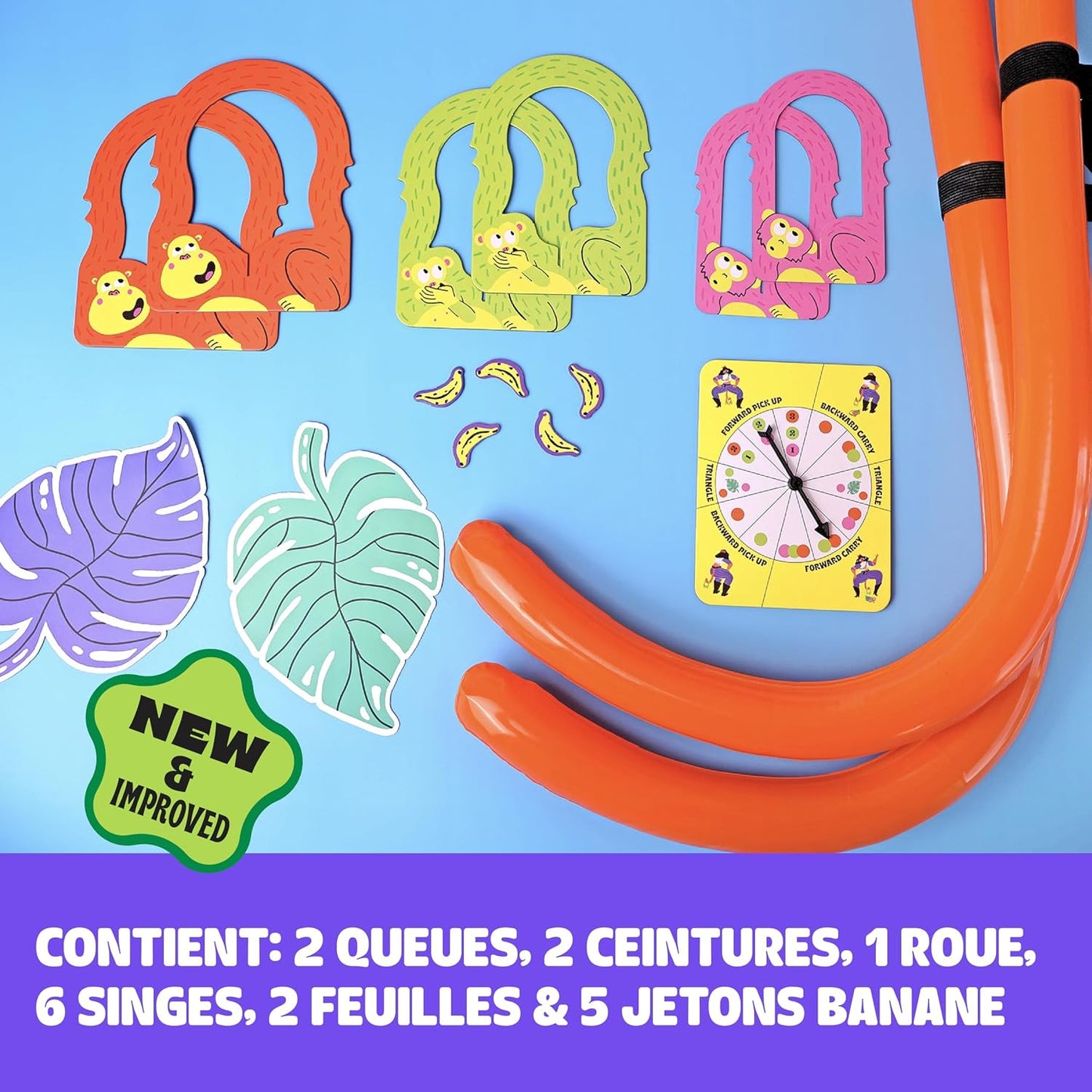 Jeu De Queue Singe, Amusant Pour Enfants Et Adultes